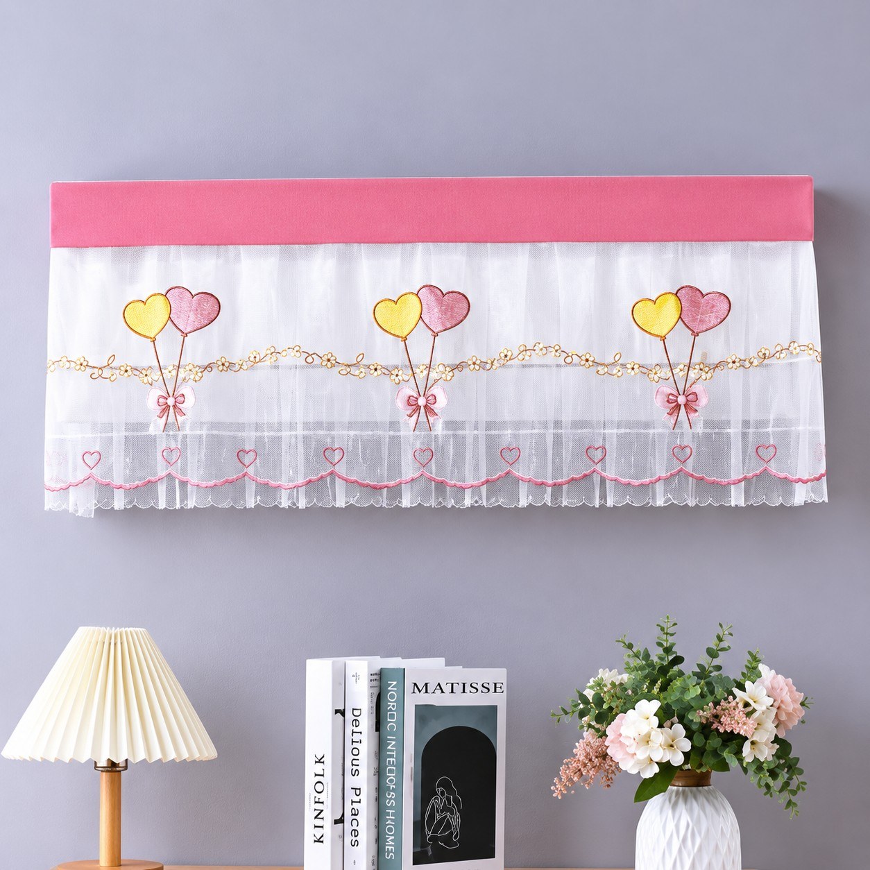 Summer 2 Ton AC Cover (Pink Love)